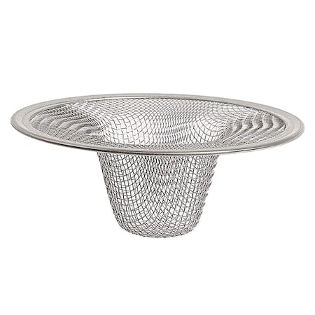 Thrifco Plumbing 3-1/2 Inch Universal Bath Tub Stainless Steel Mesh Strainer 4402359